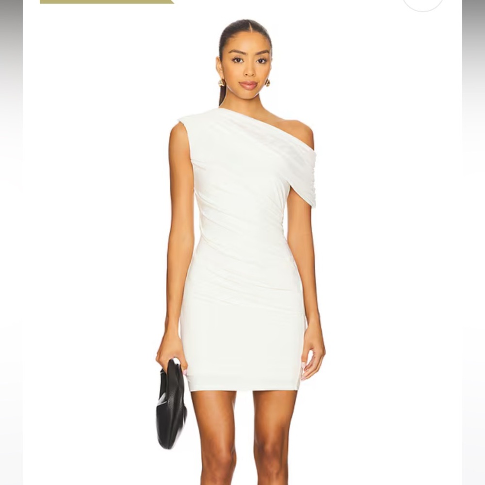 Revolve SNDYS Zaya Mini Dress in White Women’s mini dress size L NWT